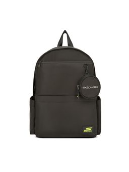 SKECHERS - Unisex Micro Black Polyester Single Compartment Backpack & Pouch