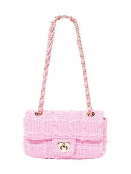 Forever New - Chantal Tweed Pink Handbag