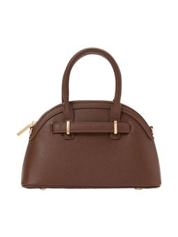 Forever New - Indiana Bowler Brown Handbag with Detachable Strap