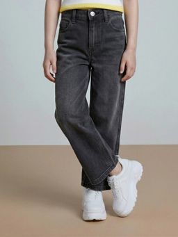 VERO MODA - Girl's Black Straight Leg Jeans