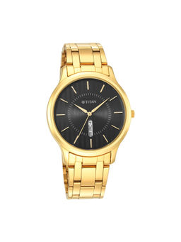 Titan - 1825Ym02-Black Dial Analog Watch For Men