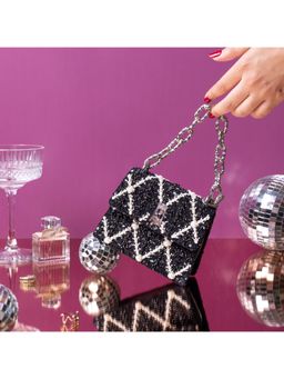 The Leather Garden - Erica Onyx Handheld Mini Bag