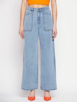 Madame - Blue Solid Jeans