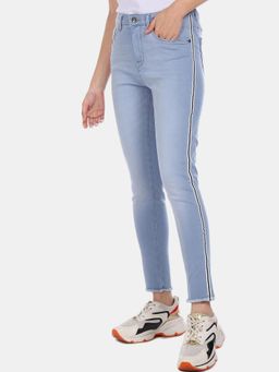 U.S. POLO ASSN. - Women Light Blue High Rise Super Skinny Fit Jeans
