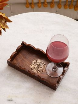 VarEesha - Gul Sheesham & Beech Wood Small Tray
