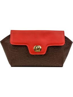 Hidesign - Brown Atria Raro Clutch