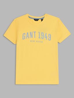 GANT - Kids Boys Yellow Graphic T-shirt