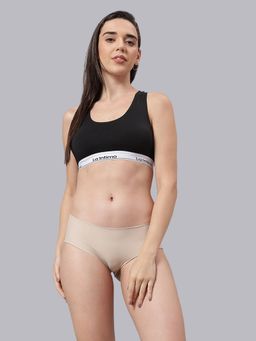 La Intimo - Satiny Soft Racerback Combo Set - Multi-Color