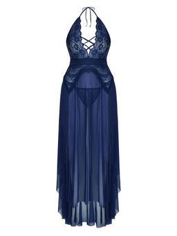 XIVIR - Babydoll Lingerie for Women Sexy Nightgowns - Navy Blue