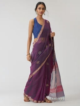 Fabindia - Cotton Silk Woven Chanderi Sari
