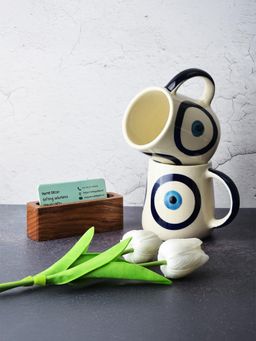 Simply Soho - Ivory handcrafted ceramic mugs (Pack of 2)