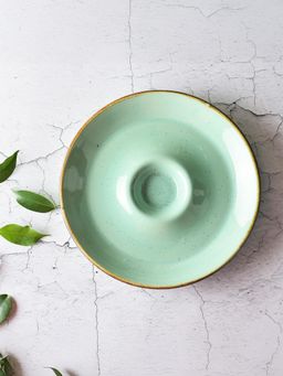 Simply Soho - Green Ceramic Dishwasher and Microwave Safe Platter