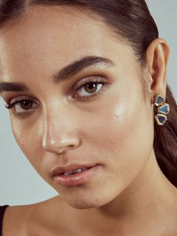 Isharya - Ayaana Mini Triple Mirror Drop Earrings