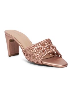 ERIDANI - Irys Rose Gold Woven Heels