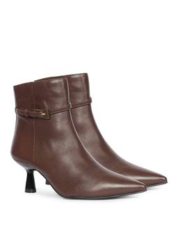 Saint G - Womens Black Leather Ankle Boots