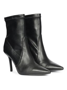 Saint G - Womens Black Leather Ankle Boots
