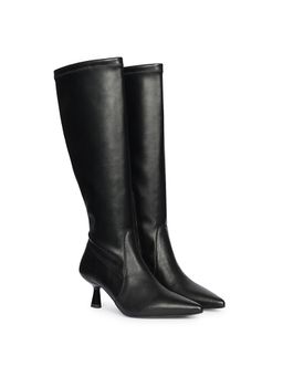 Saint G - Womens Black Leather Long Boots