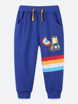 Oh Rare - Boys Blue Printed Jogger