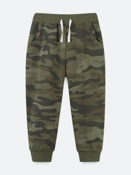 Oh Rare - Boys Olive Camouflage Jogger