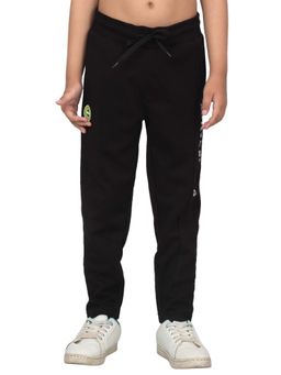 Cantabil - Boys Black Solid Casual Trackpant