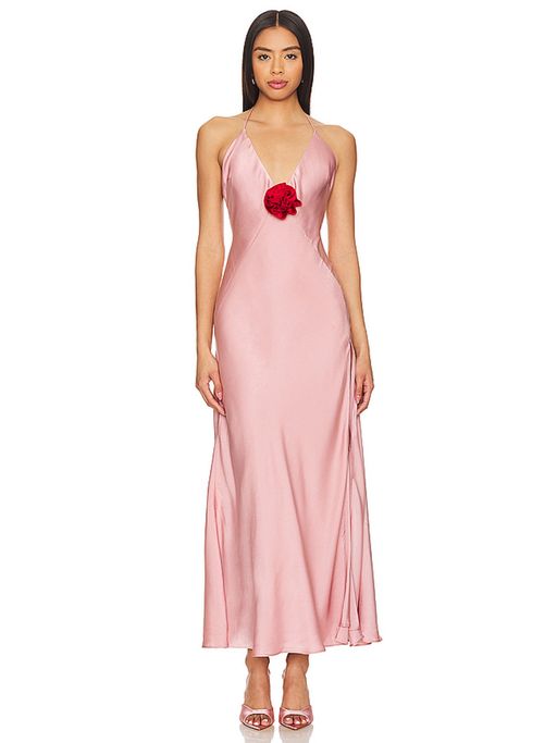 revolve maxi dresses Cornelia Dress | Pink Maxi Dress or your prom night Serving fresh lime green vibes