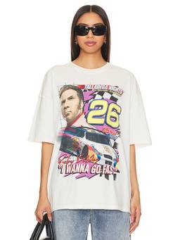 Philcos - Talladega Nights I Wanna Go Fast Oversized Tee