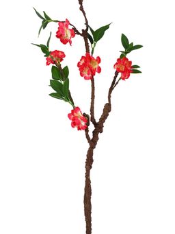 Tayhaa - Red & Green Gardenia Artificial Flower