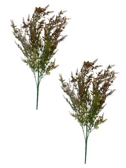 Tayhaa - Burgundy 2 Pieces Fern Sprays Artificial Plants
