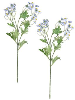 Tayhaa - Blue & Green 2 Pieces Wildflower Artificial Bouquet