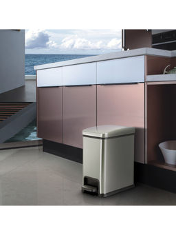 Freelance - Cobber Steel Wastebin, Waste Storage Box, Dustbin, Trash Can, Steel, 8 Ltr