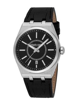 Roberto Cavalli - Men Ottago Black Dial Analog Watch - RC5G147L0025 (M)