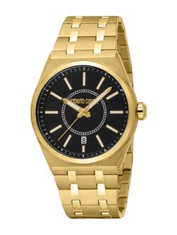Roberto Cavalli - Men Ottago Black Dial Analog Watch - RC5G147M0075 (M)