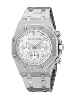 Roberto Cavalli - Men Ottago Silver Dial Analog Watch - RC5G161M0045 (M)