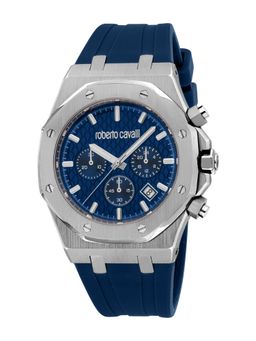 Roberto Cavalli - Men Ottago Blue Dial Analog Watch - RC5G161P0025 (M)
