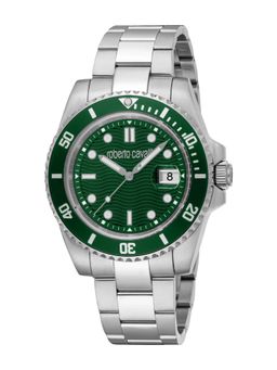 Roberto Cavalli - Men Baleno Green Dial Analog Watch - RC5G168M0025 (M)