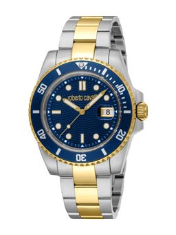 Roberto Cavalli - Men Baleno Blue Dial Analog Watch - RC5G168M0055 (M)