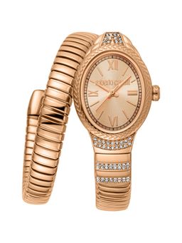 Roberto Cavalli - Women Galante Rose Gold Dial Analog Watch - RC5L151M0055 (M)