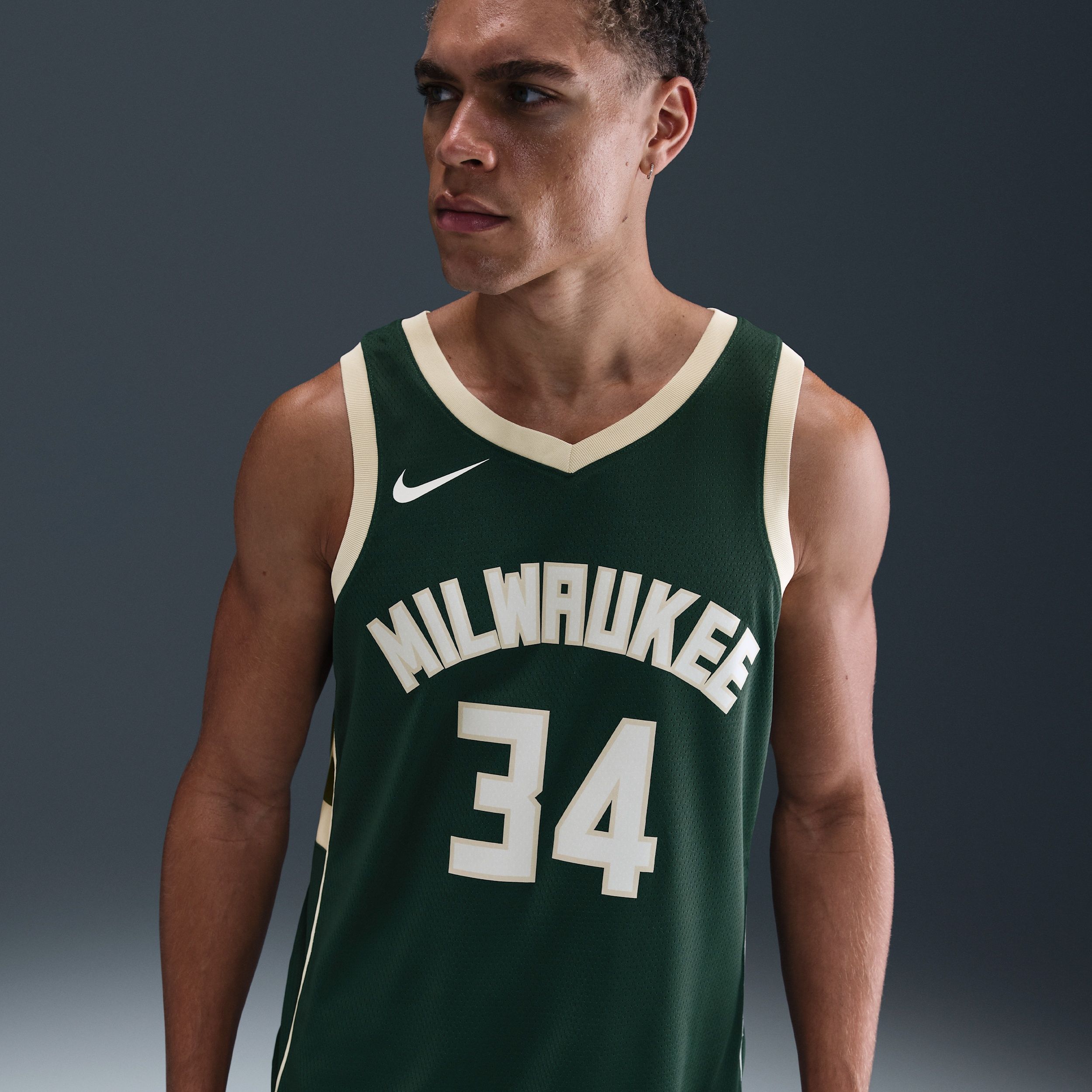 Buy Milwaukee Bucks Icon Edition Men's Nike Dri-FIT NBA Swingman
