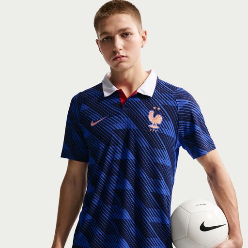 FFF 2026/27 Match Home - Men's Nike Aero-FIT Football Authentic Jersey
