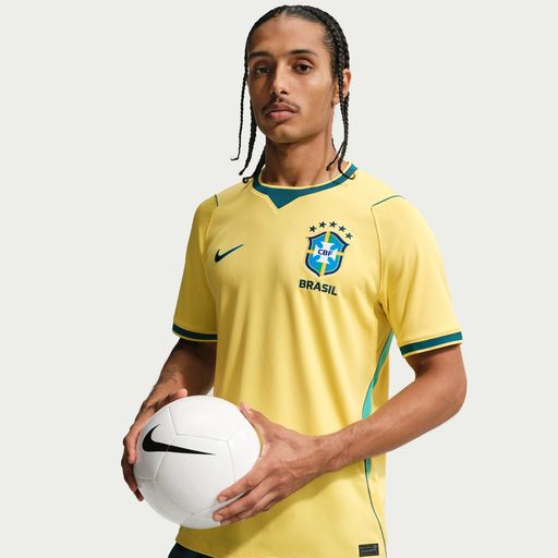 Brazil 2026 Stadium Home - Men's Nike Dri-FIT Football Replica Shirt