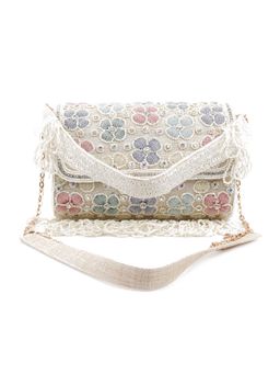 Odette - Multi Color Tasselled Clutch for Women