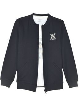 CAVIO - Black Cotton Solid Shirt With T-Shirt