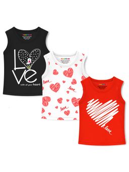 Trampoline - Multi-Color Cotton Blend Printed T-Shirts (Pack of 3)