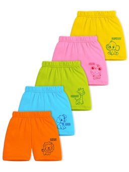 Trampoline - Multi-Color Cotton Blend Printed Shorts (Pack of 5)