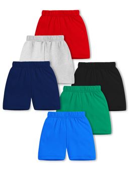 Trampoline - Multi-Color Cotton Blend Shorts (Pack of 6)