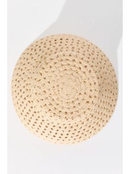 H&M - Women Beige Straw Hat