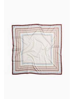 H&M - Women White Patterned Scarf