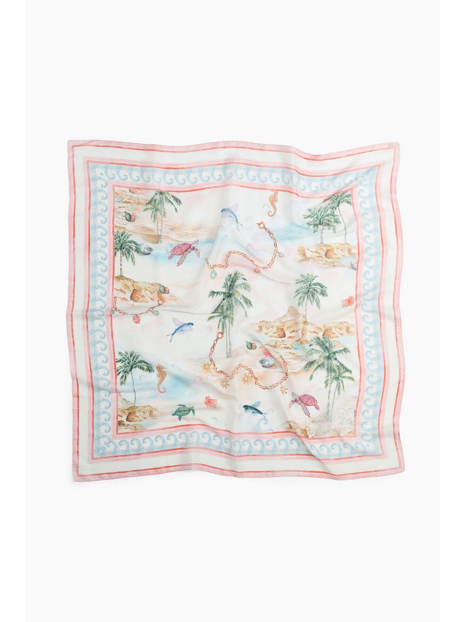 h&m Women White Patterned Scarf-picture-19