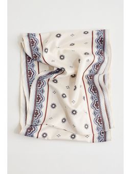 H&M - Women White Printed Scarf