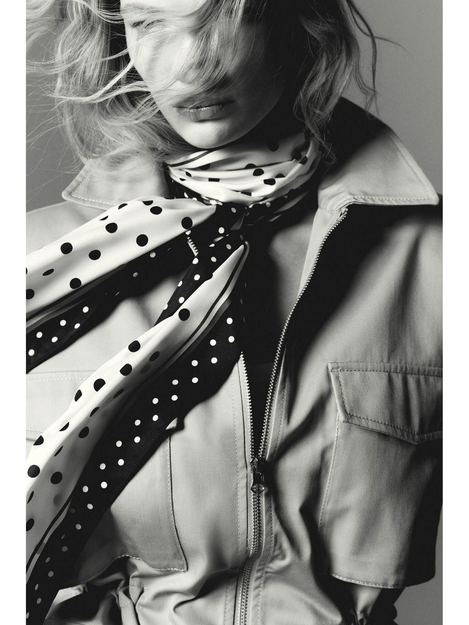 h&m Women White Printed Scarf-picture-12